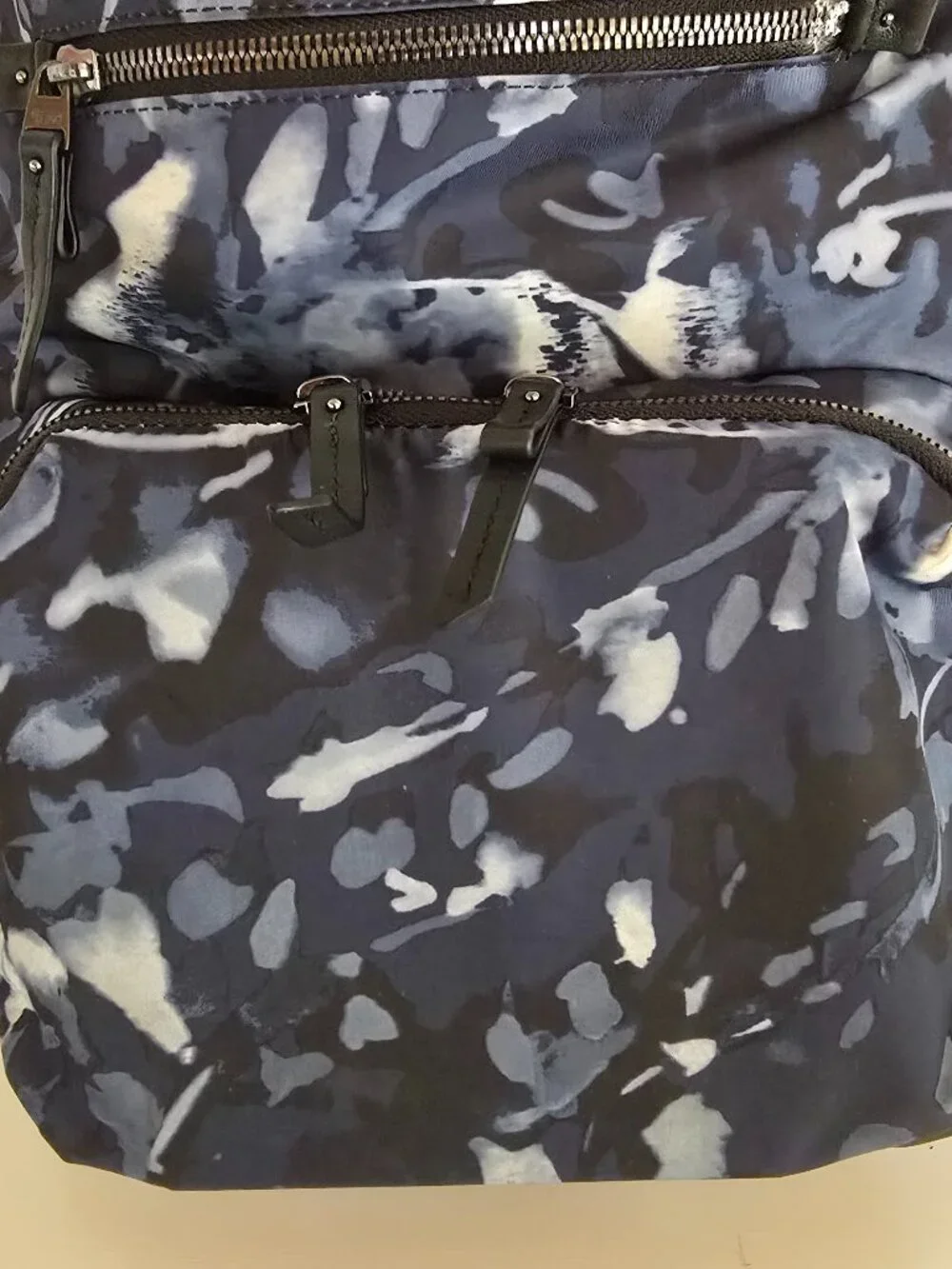 Tumi Voyageur Halle Nylon Backpack in Indigo Floral